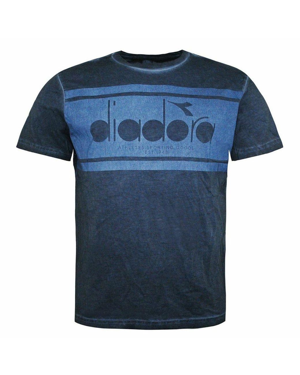 Diadora Blue Logo T-Shirt for men