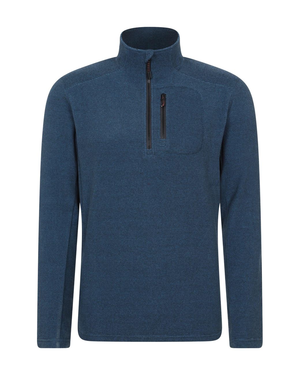 Mountain Warehouse Blue 'Ridge' Fleece Jacket Warm Cosy Half Zip Activewear for men