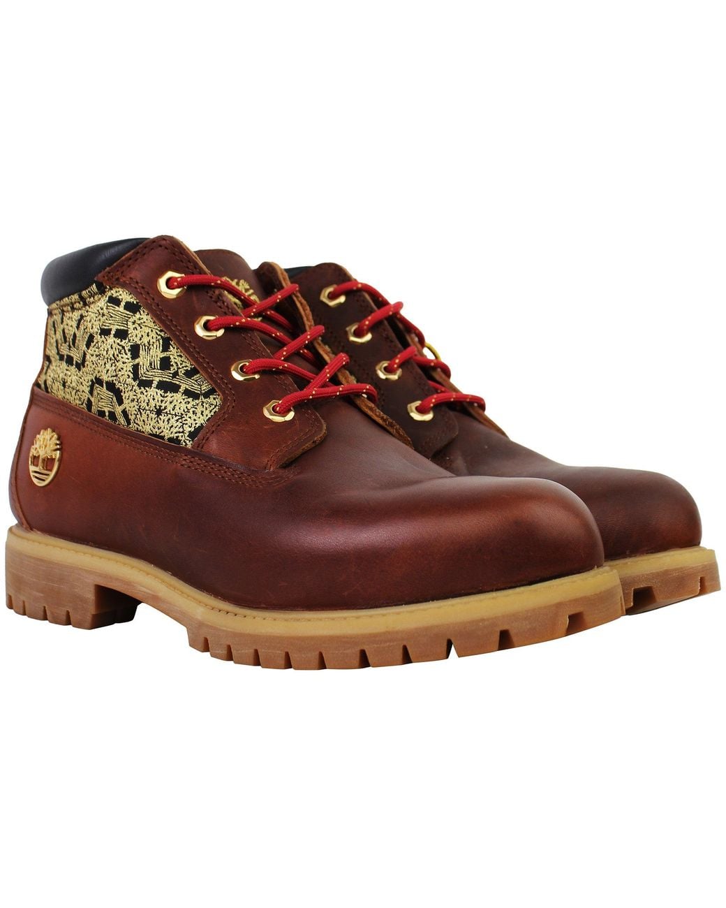 Timberland Brown Premium Chukka Boots Nubuck for men