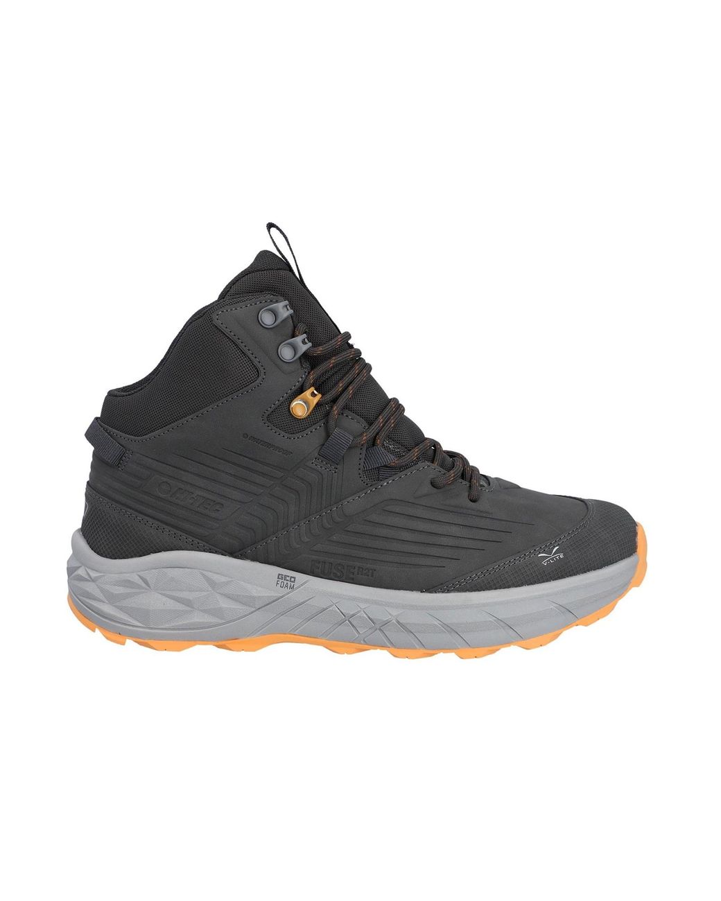 Hi-tec Black Fuse Trek Mid Hiking Boots for men