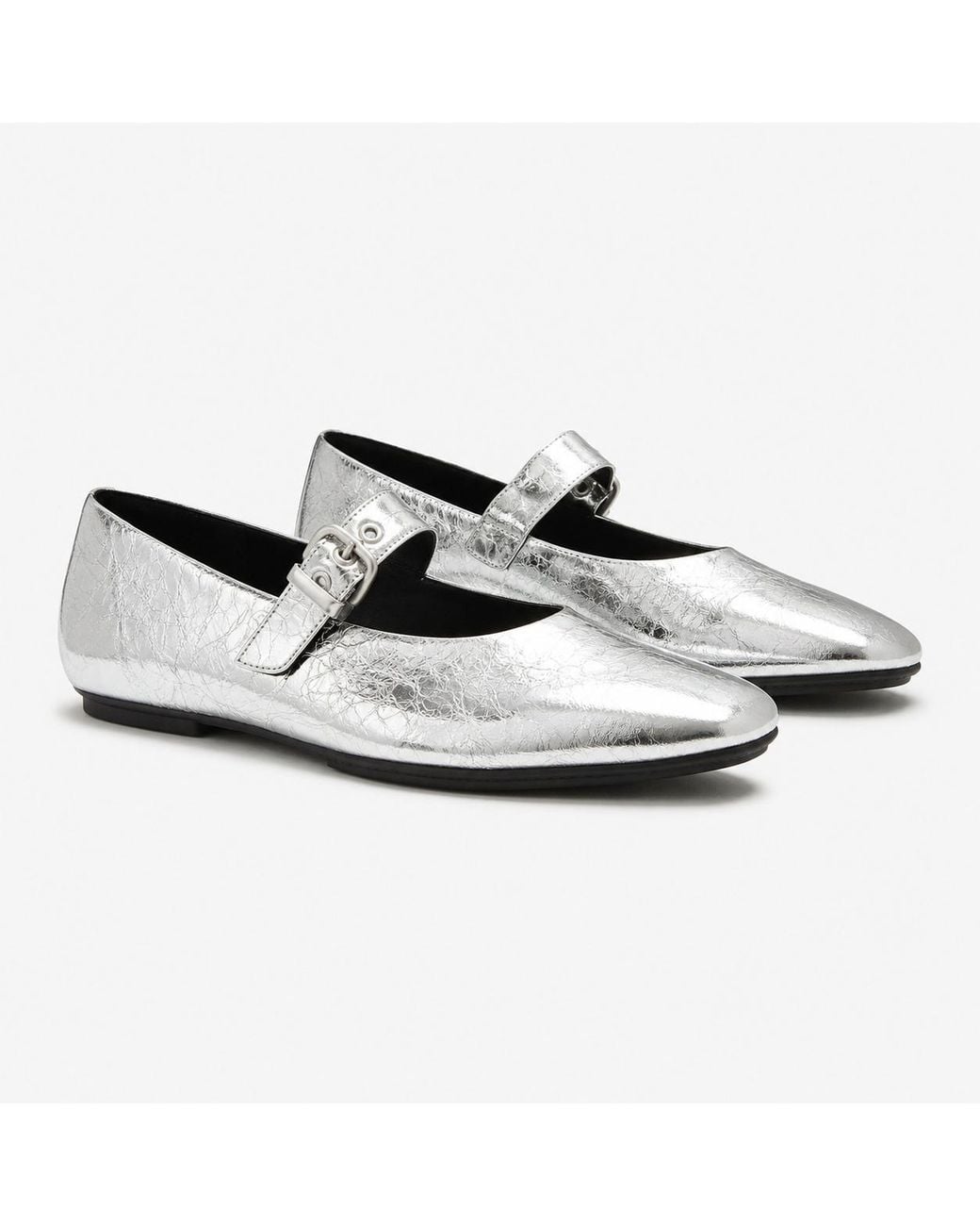 Fitflop White Delicato Metallic Mary Jane Leather