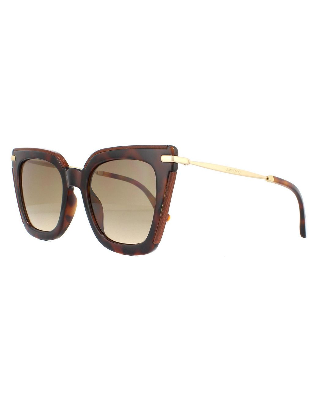 Jimmy Choo Brown Sunglasses Ciara/G/S Ocy Ha Glitter Havana Gradient