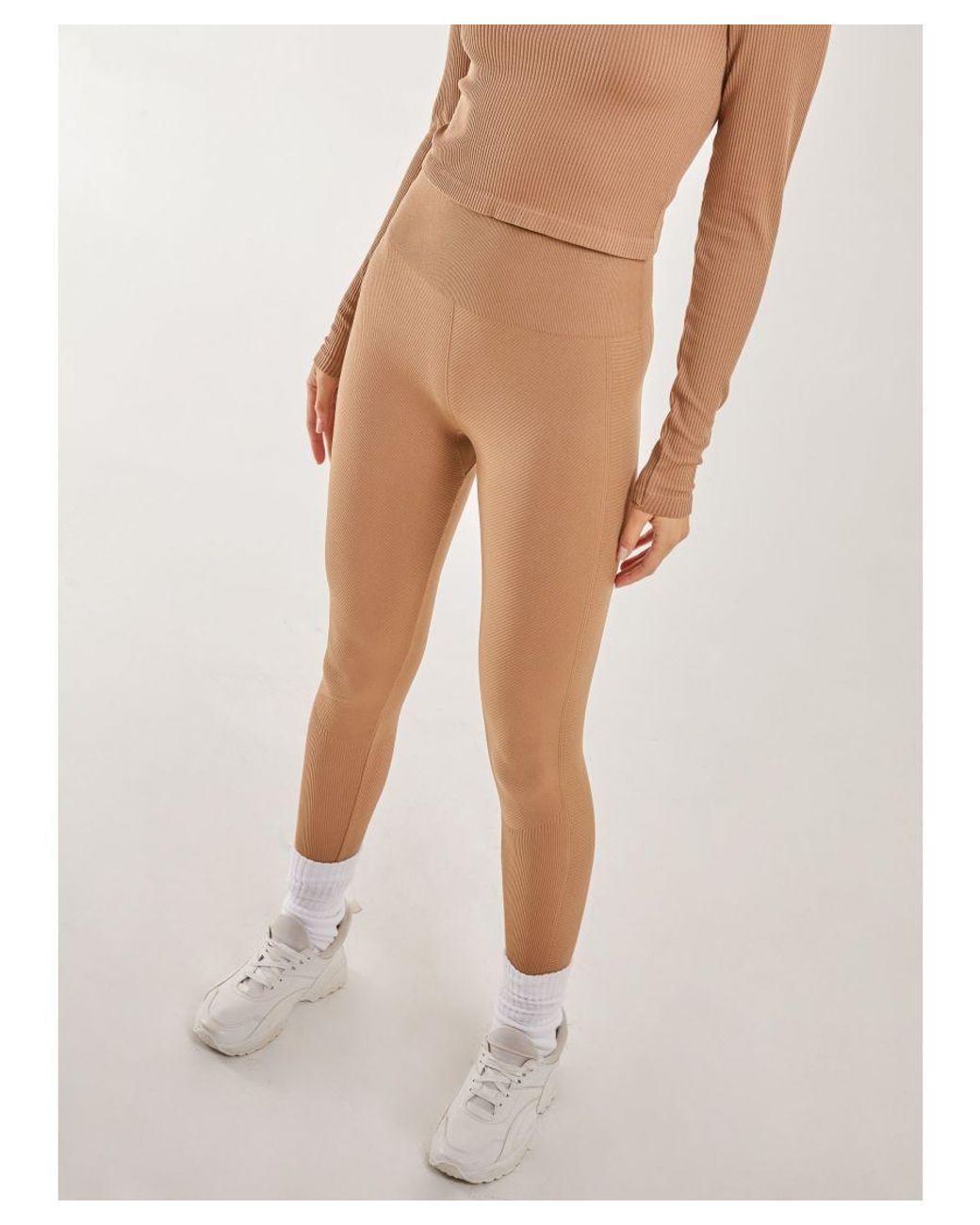 Pink Vanilla Natural Active Rib Leggings