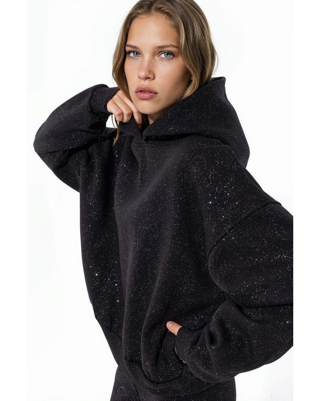 Busem Black Cotton-Blend Sweatshirt