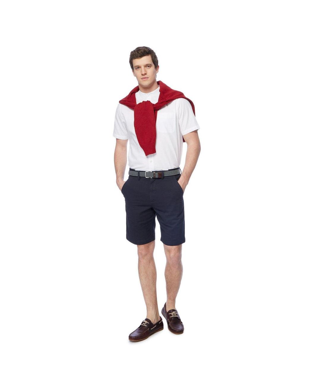 Secret Label Blue Maine Chino Shorts Cotton for men