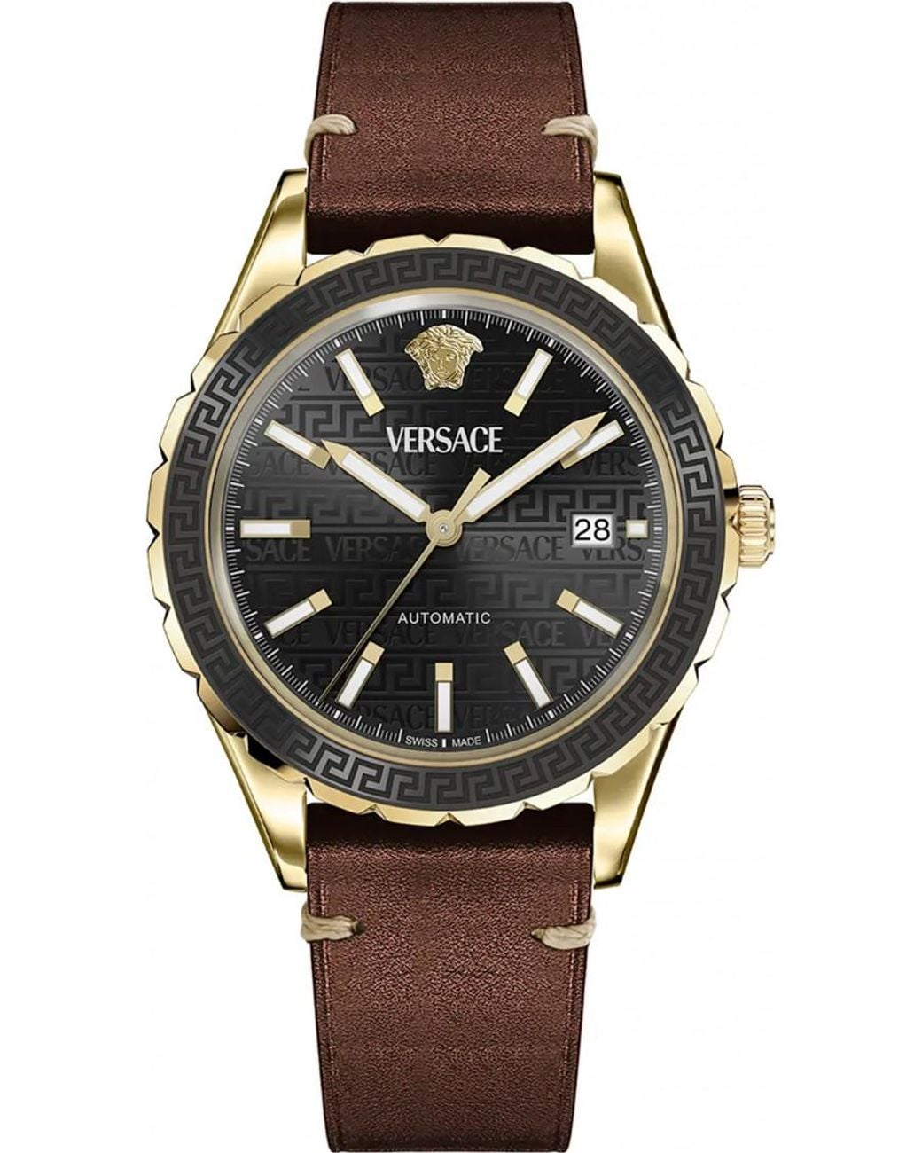 Versace Black Veqca0224 Watch for men