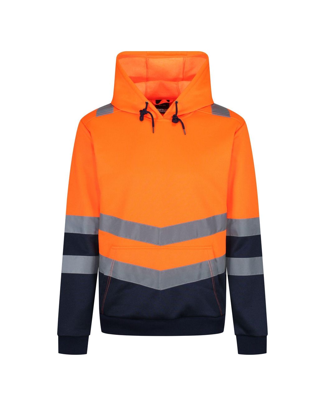 Regatta Orange Overhead High-Vis Hoodie for men