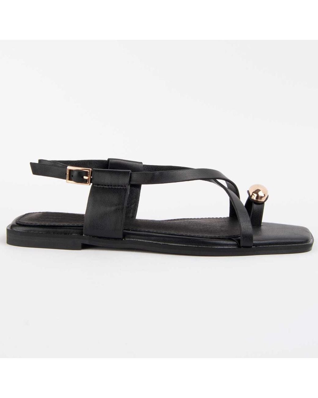 Montevita Black Sandal Mirea6
