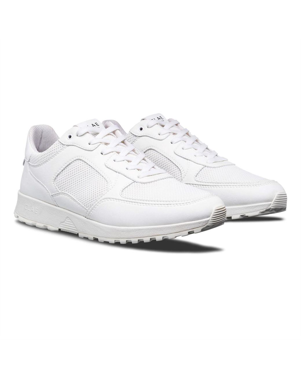 CLAE White Adults Low Top Trainers for men