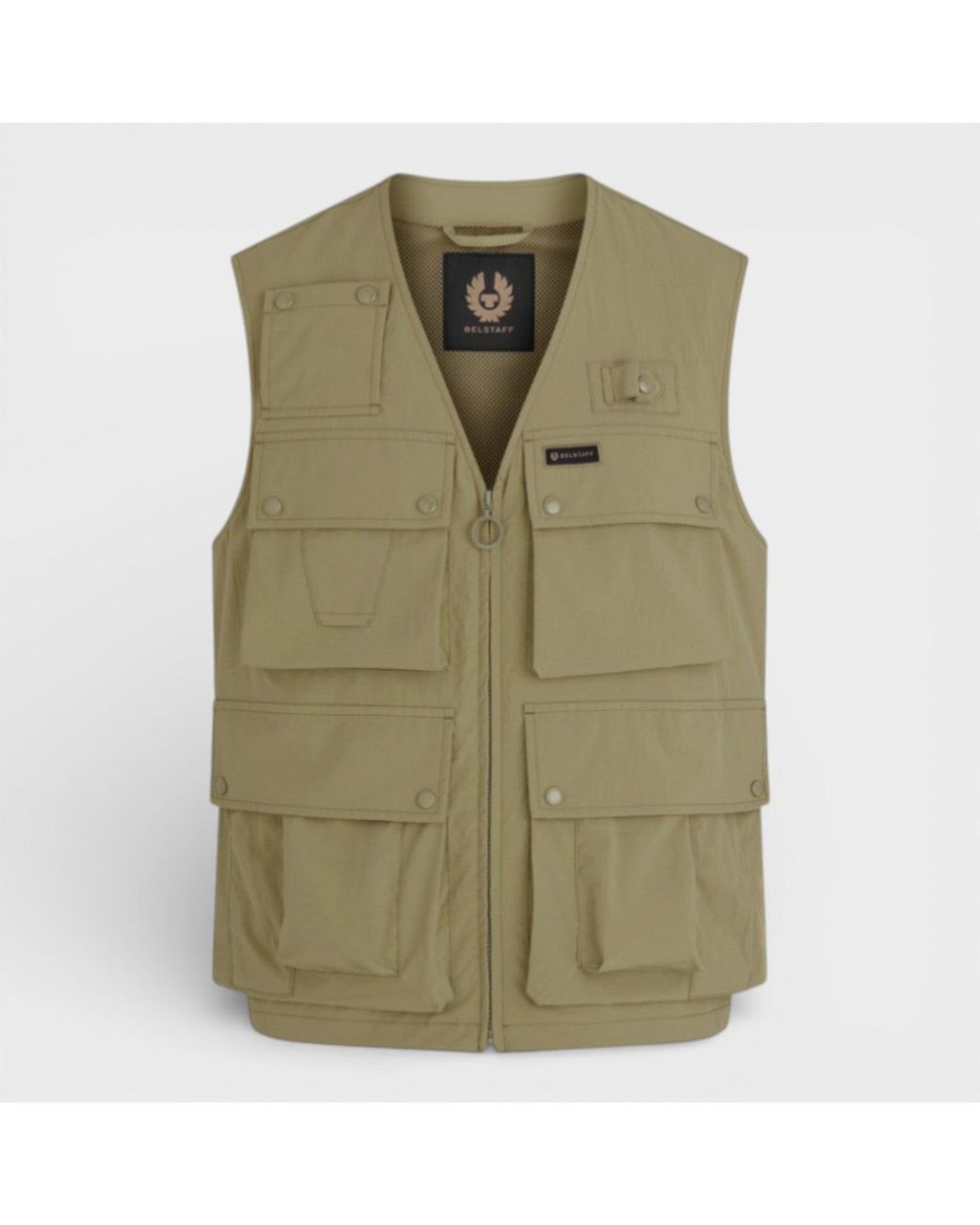 Belstaff Green Castmaster Gilet Jacket Aloe for men