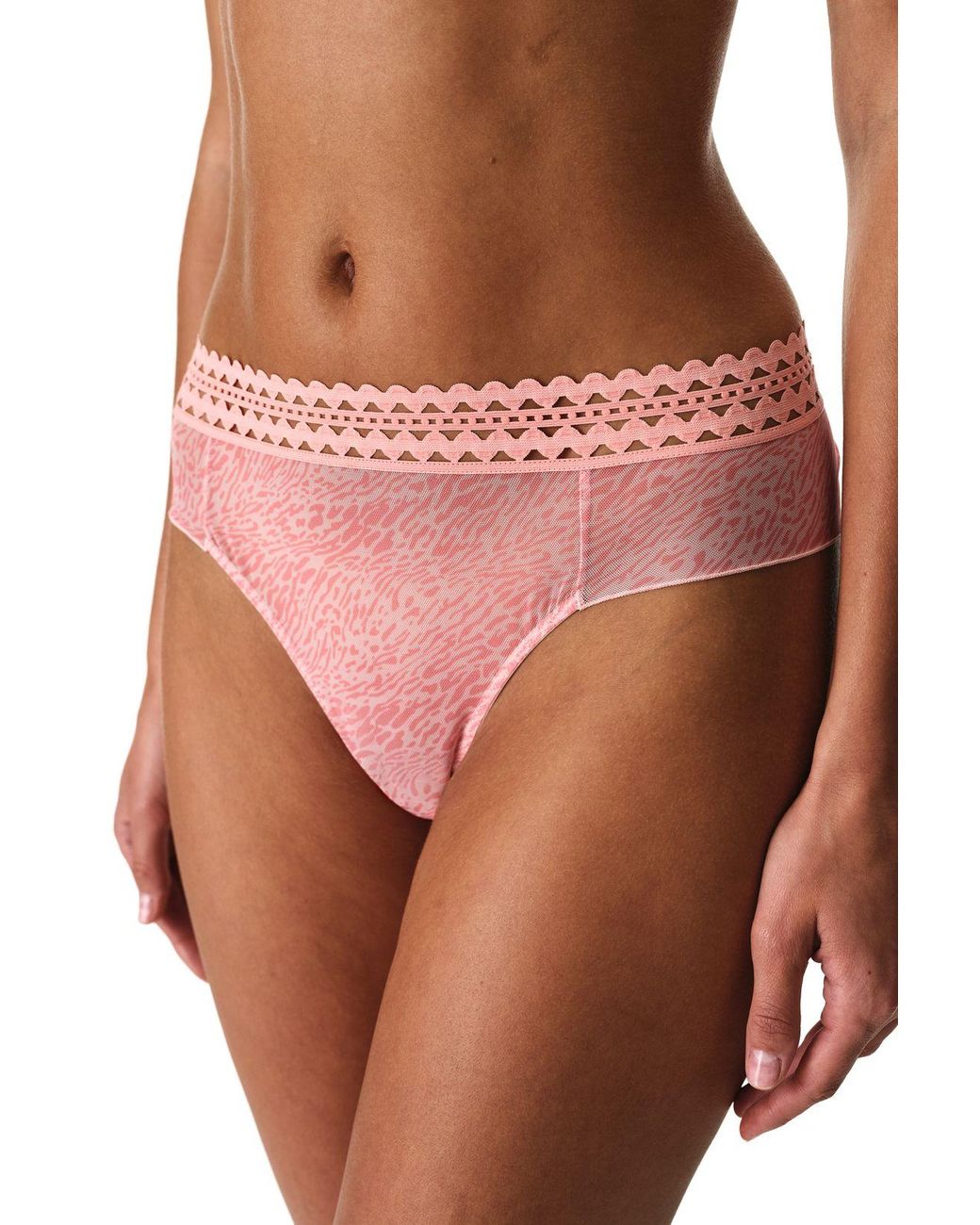 Penti Pink Cheeky Leopard Print Hipster Briefs