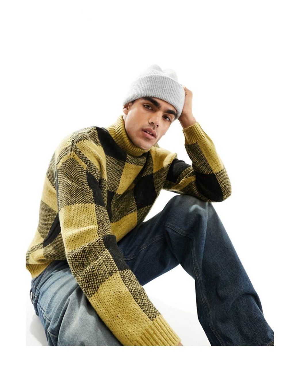 Asos mens roll neck best sale