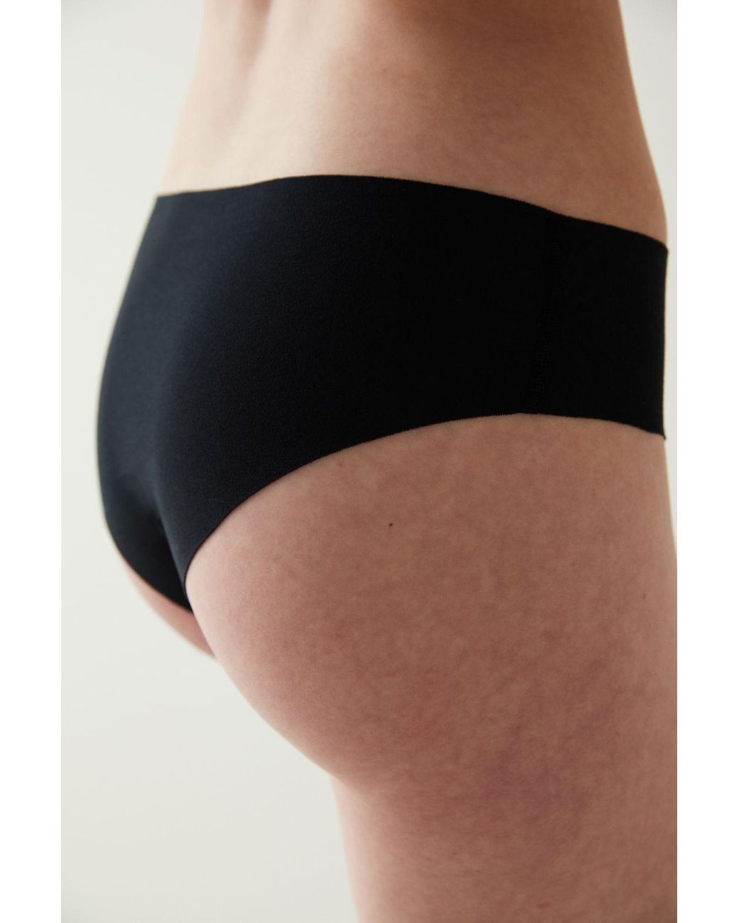 Penti Black Mid-Waist Cotton Jersey Hipster Brief