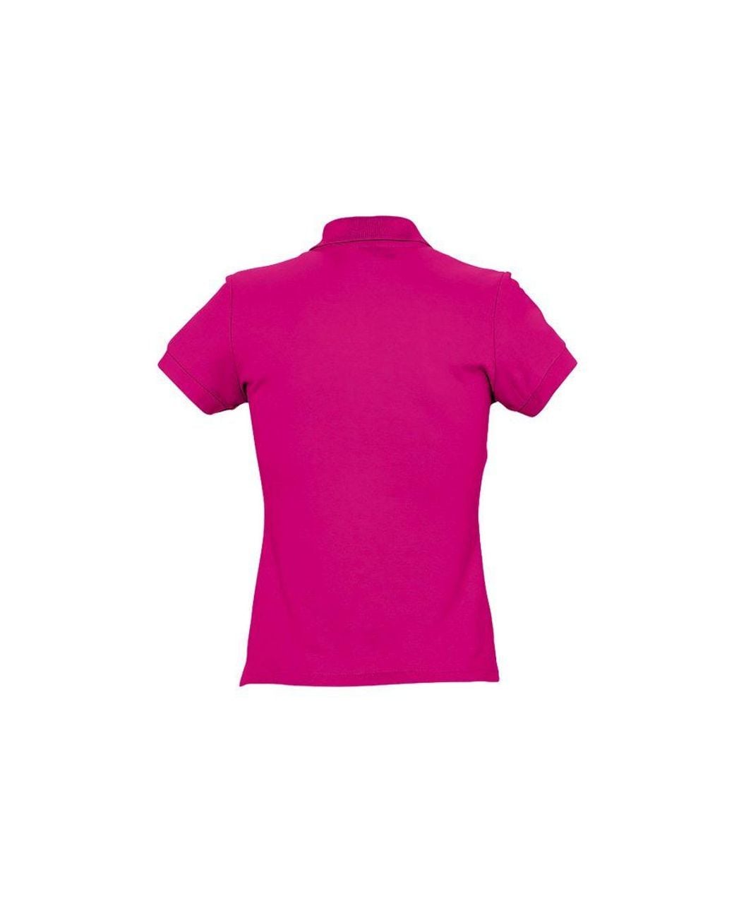 Sol's Pink Ladies Passion Pique Short Sleeve Polo Shirt Cotton