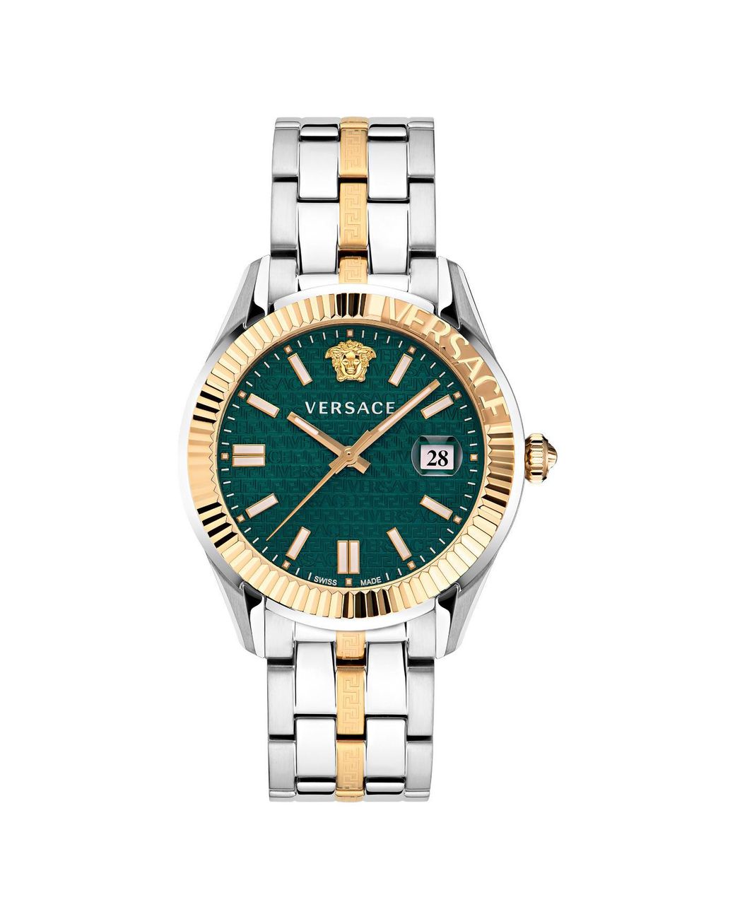 Versace Metallic Greca Time Watch Ve3K00422 Stainless Steel for men
