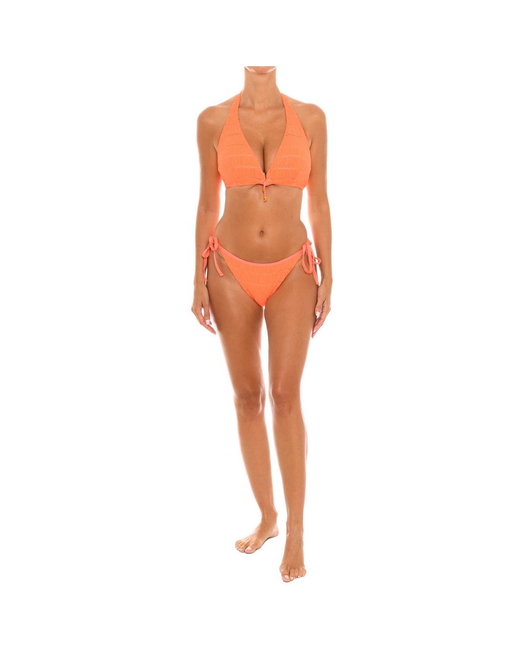 Teleno Orange Wireless Halter Bikini Eb0261B