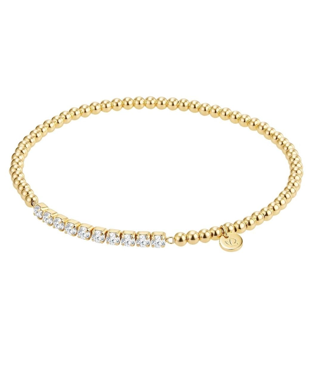 Glanzstücke München Metallic Bracelet Sterling Zirconia