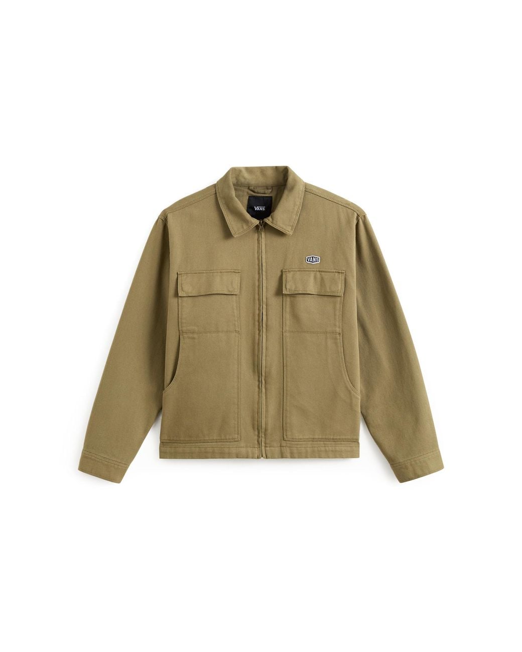 Vans Green Mcavoy Zip Station Jacket for men