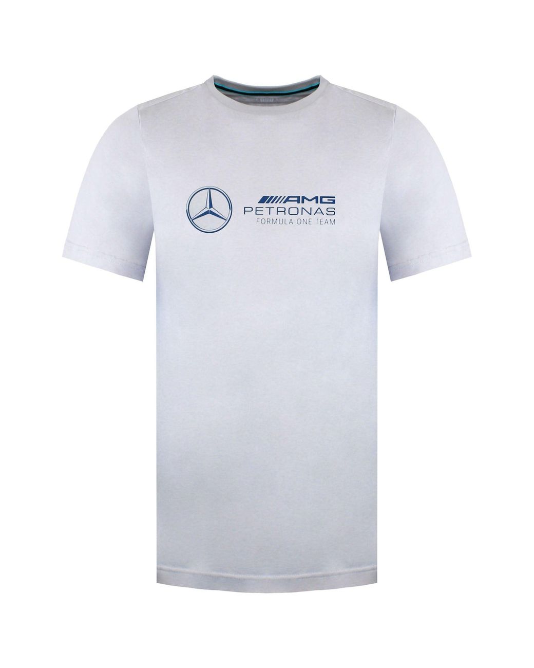 PUMA Blue Mercedes-Amg Petronas Motorsport T-Shirt Cotton for men