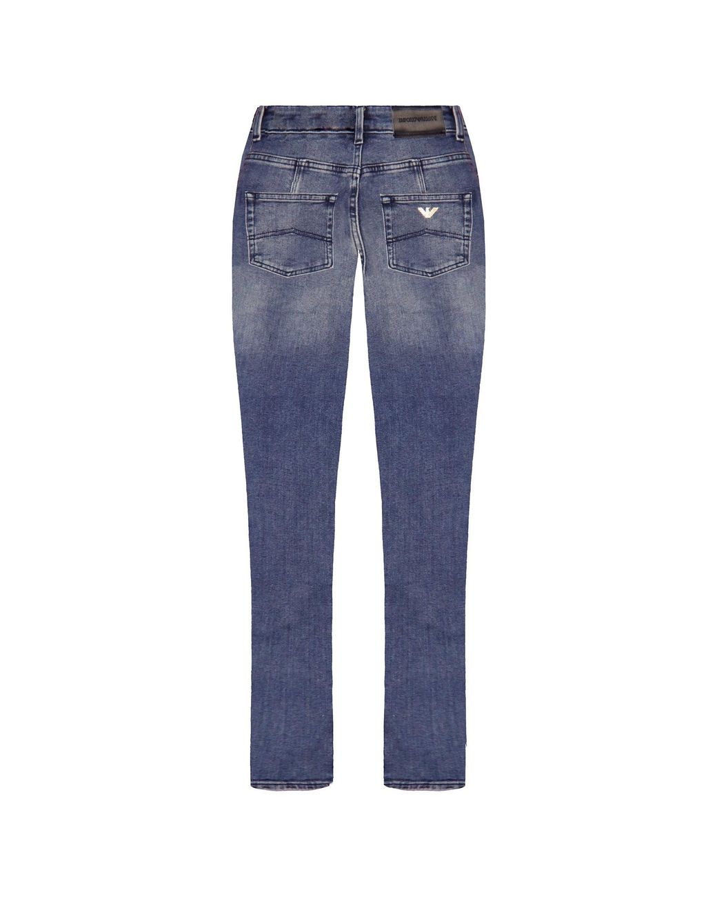 Armani Blue Emporio J29 Regular Fit High Waist Jeans