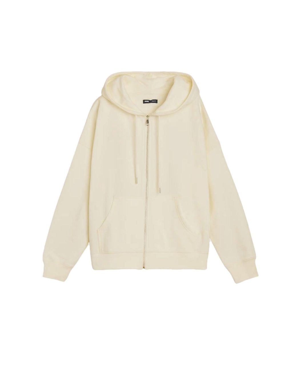 Secret Label Natural Zip Front Hoodie