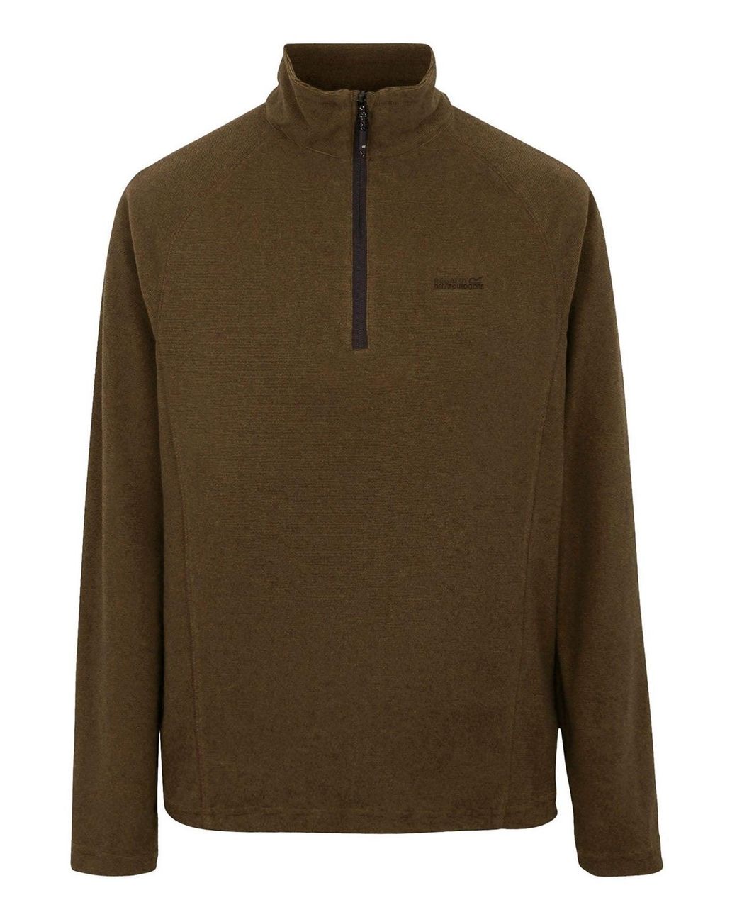 Regatta Green Quarter Zip Fleece Top for men