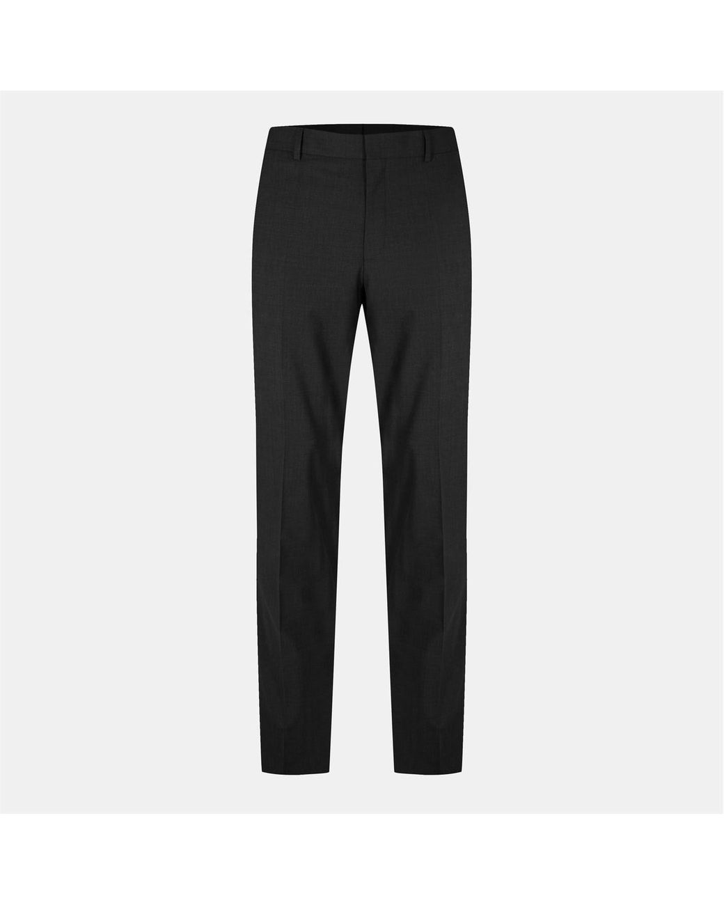 Boss Black Solid Patterned Straight Chinos for men