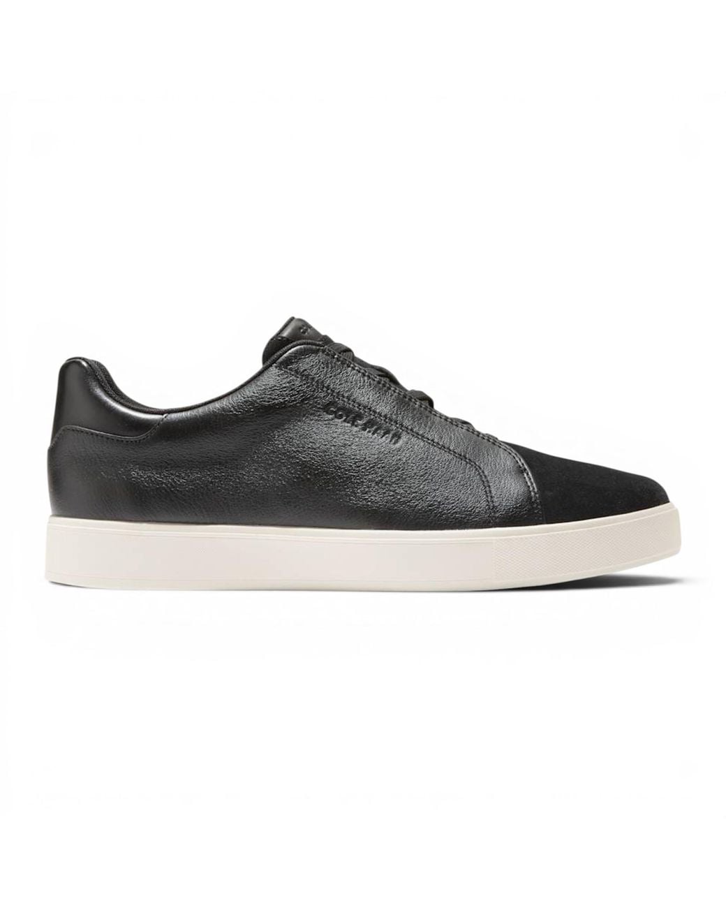 Cole Haan Black Grandpro Luxe Mile Trainer Suede Sneakers for men
