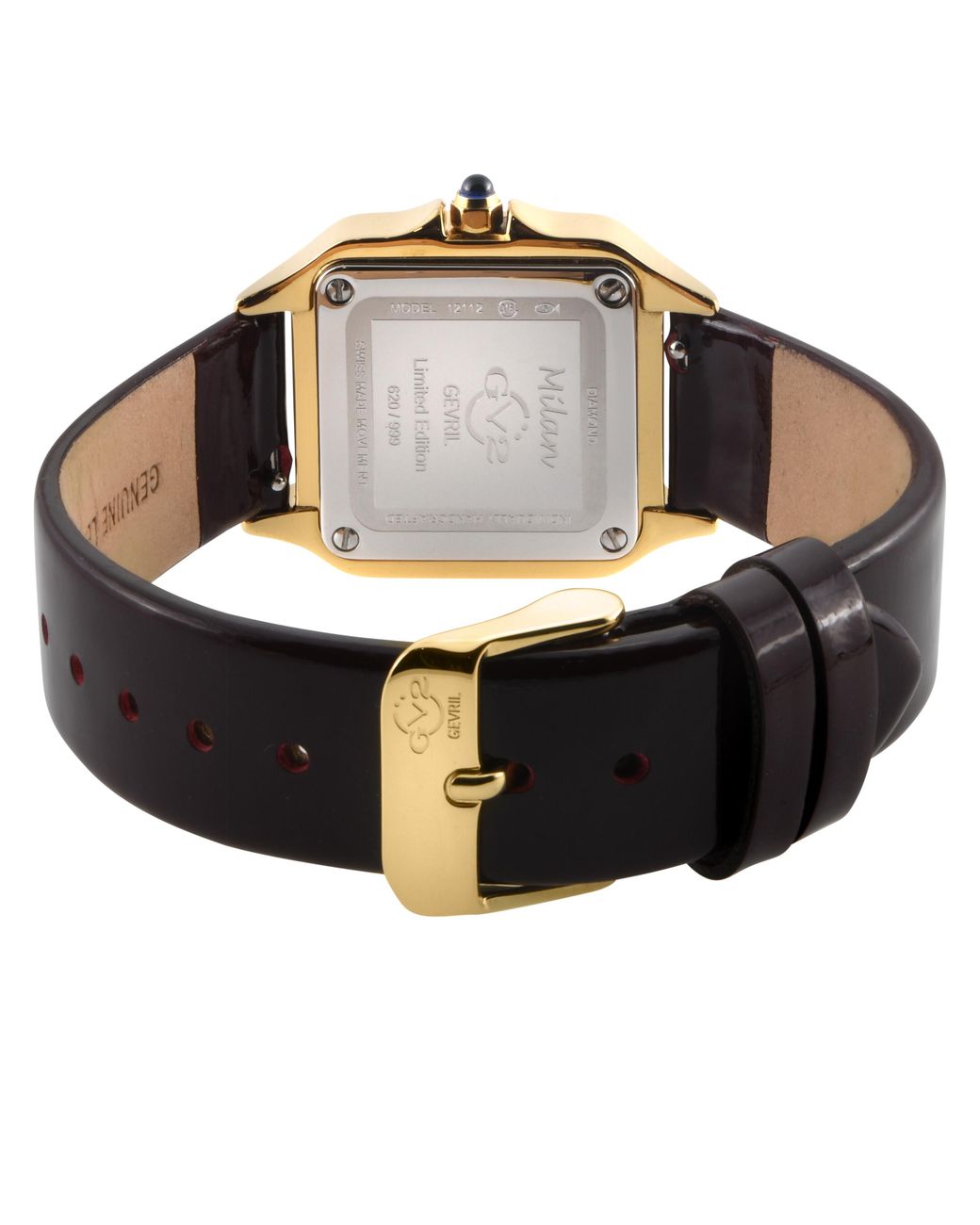 Gv2 Black Milan Dial Strap Watch
