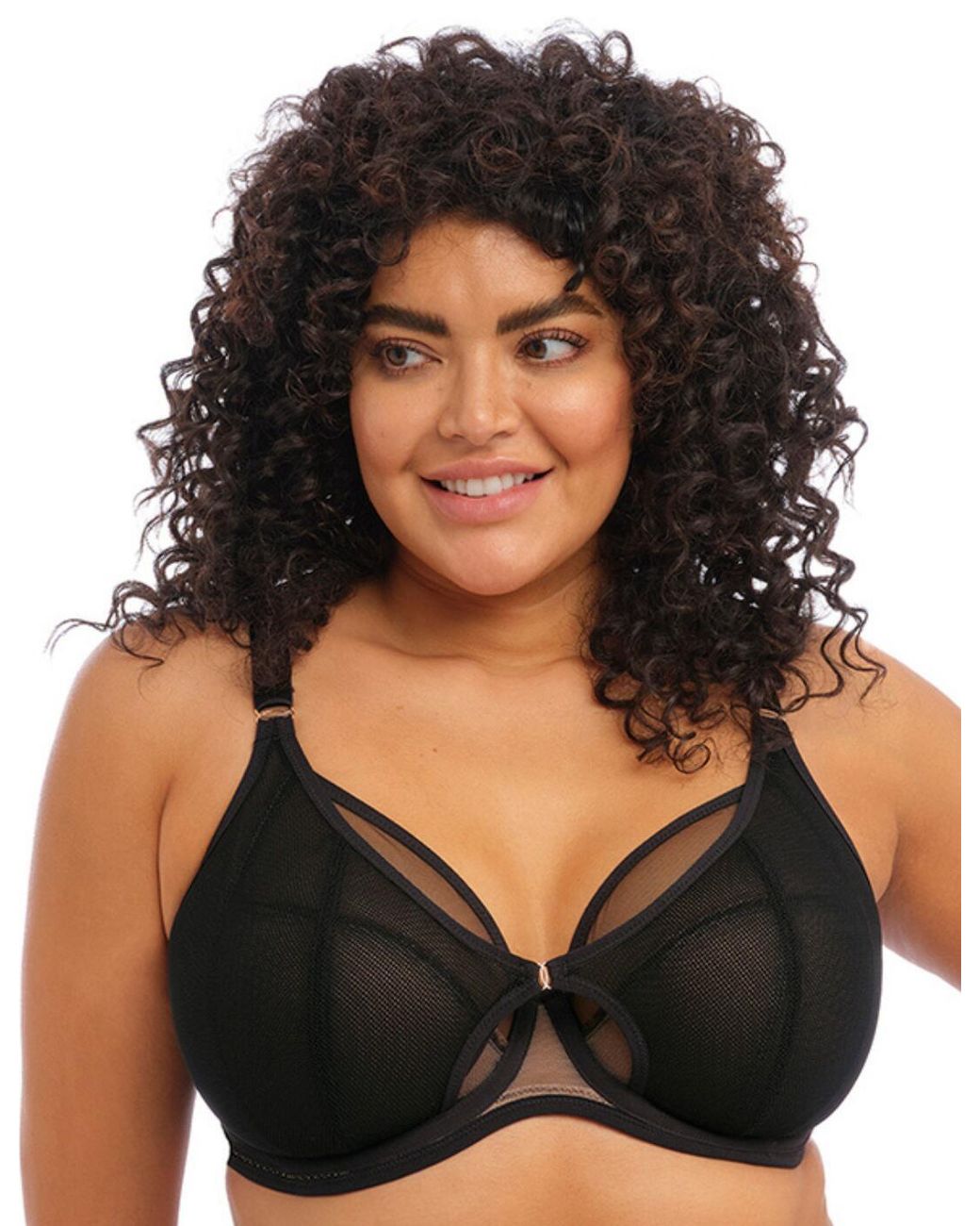 Elomi Black 301202 Kintai Plunge Bra