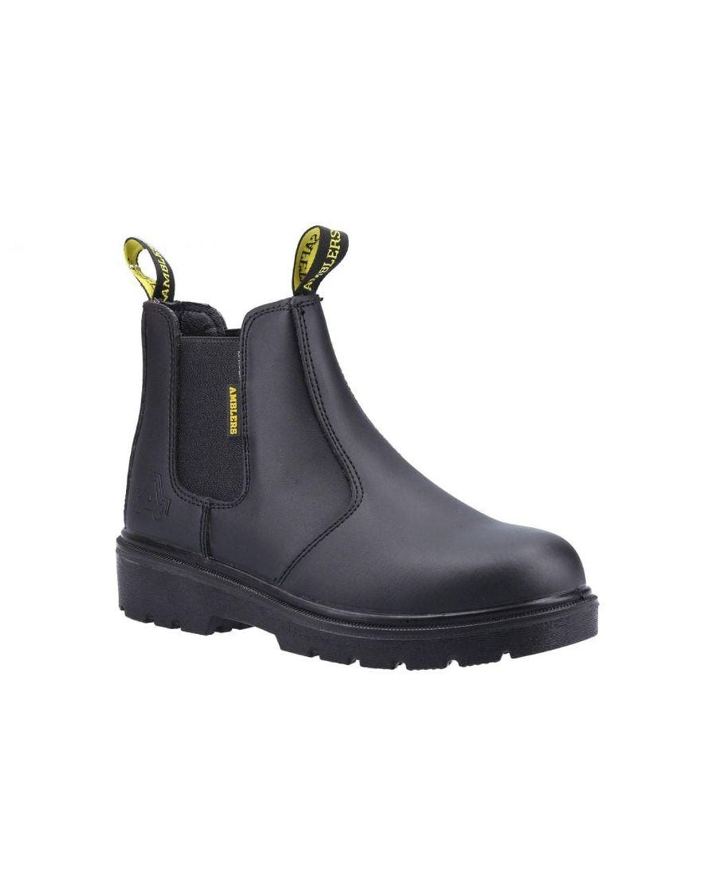 Amblers Safety Black Fs116 Dual Density Dealer Boots for men