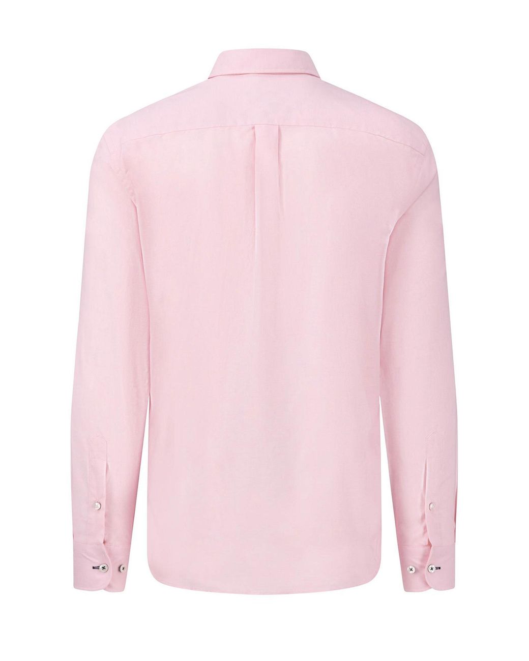 Fynch-Hatton Pink Long Sleeved Oxford Button Down Collar Shirt Cotton for men