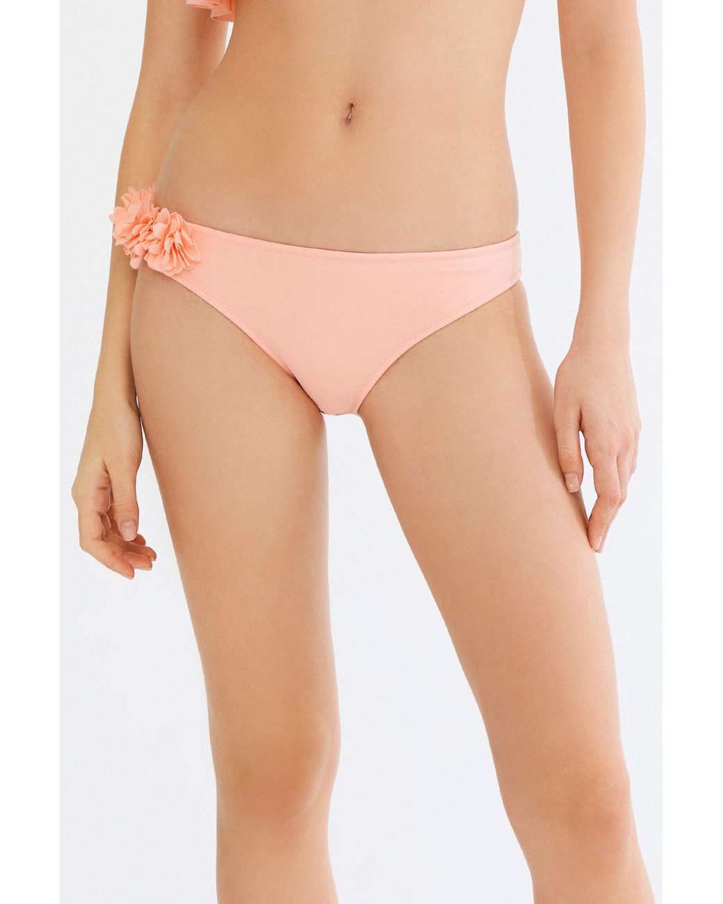 Penti Pink Low-Waist Solid Jersey Bikini Bottoms