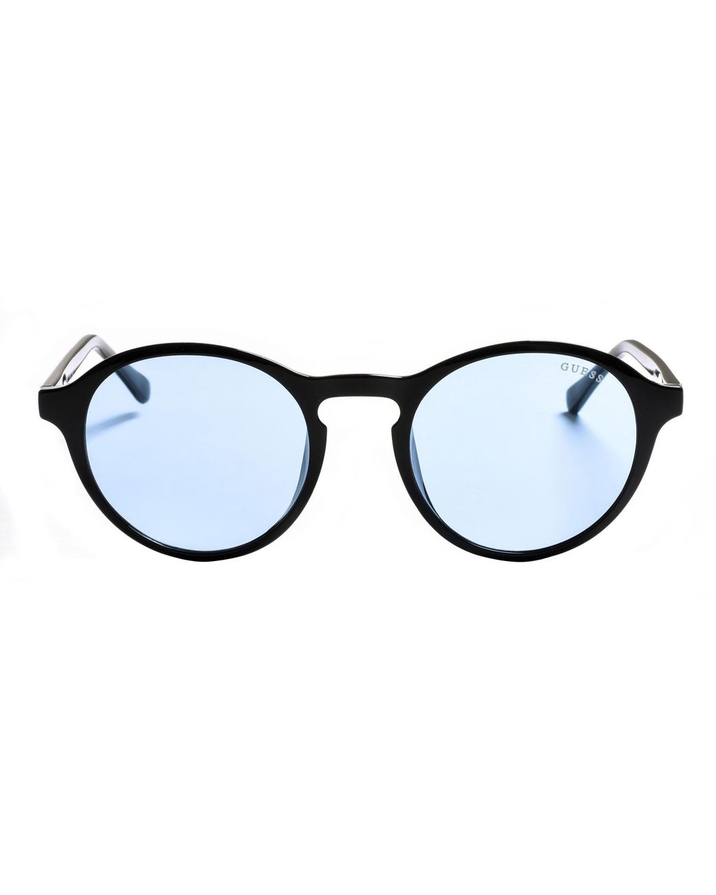 Guess Black Acetate Sunglasses With Round Shape Gu00062