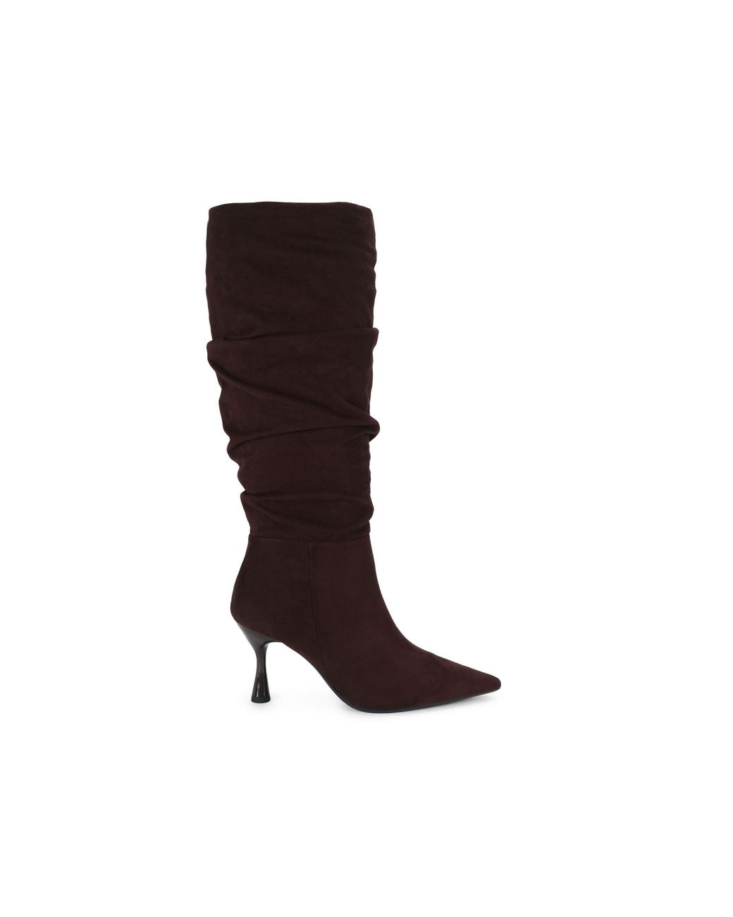 KG by Kurt Geiger Brown Suedette Autumn Slouch Knee Boots