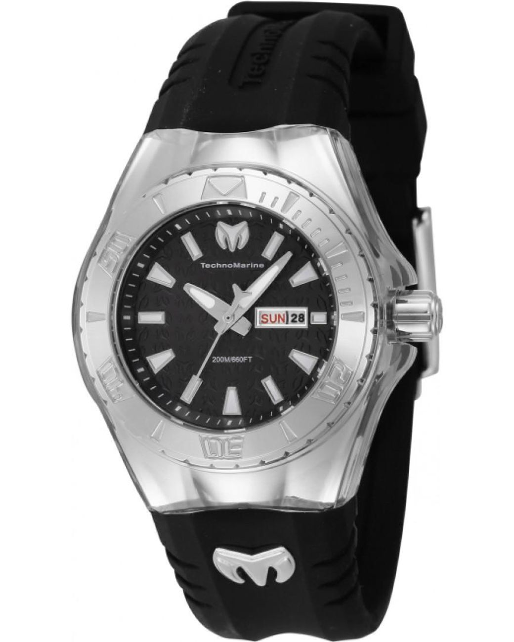 TechnoMarine Black Tm-122015 Ladies Cruise Monogram Watch