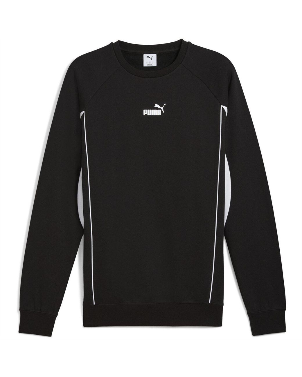 PUMA Black Sport Crew Fl Sweatshirt for men