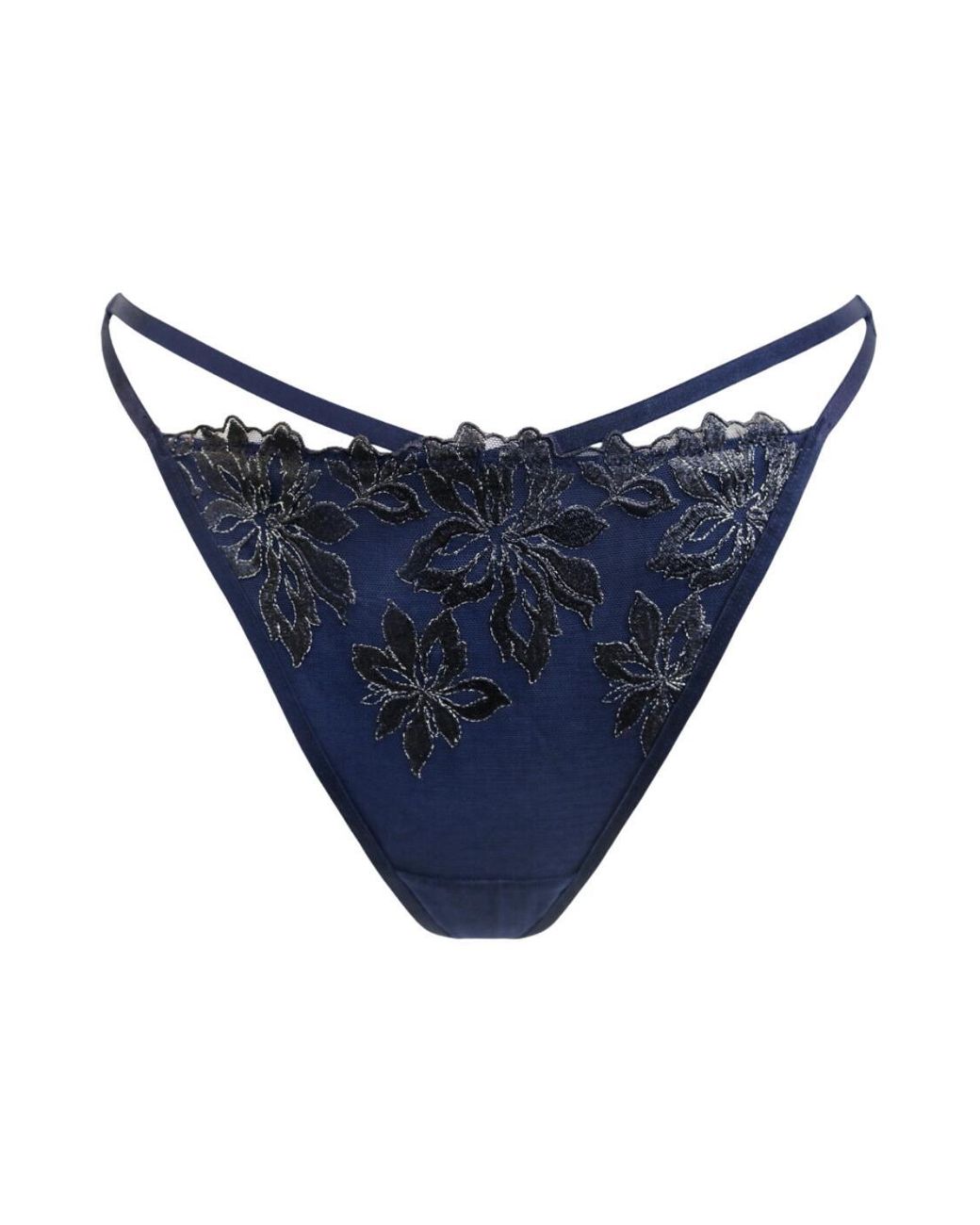 Pour Moi Blue 22504 Roxie G String