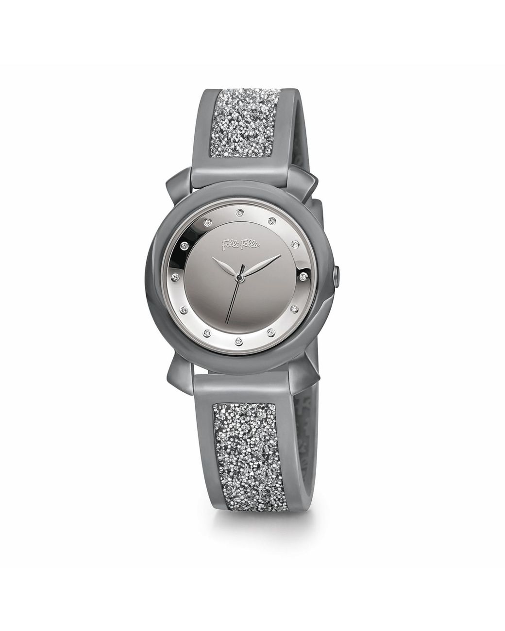 Folli Follie Gray Ladies Watch Quartz Stainless Steel