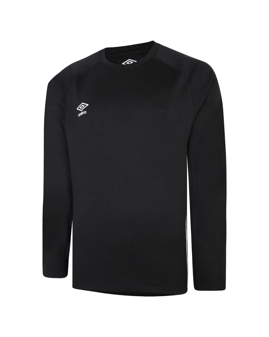 Umbro Black Knitted Raglan Rugby Drill Top for men