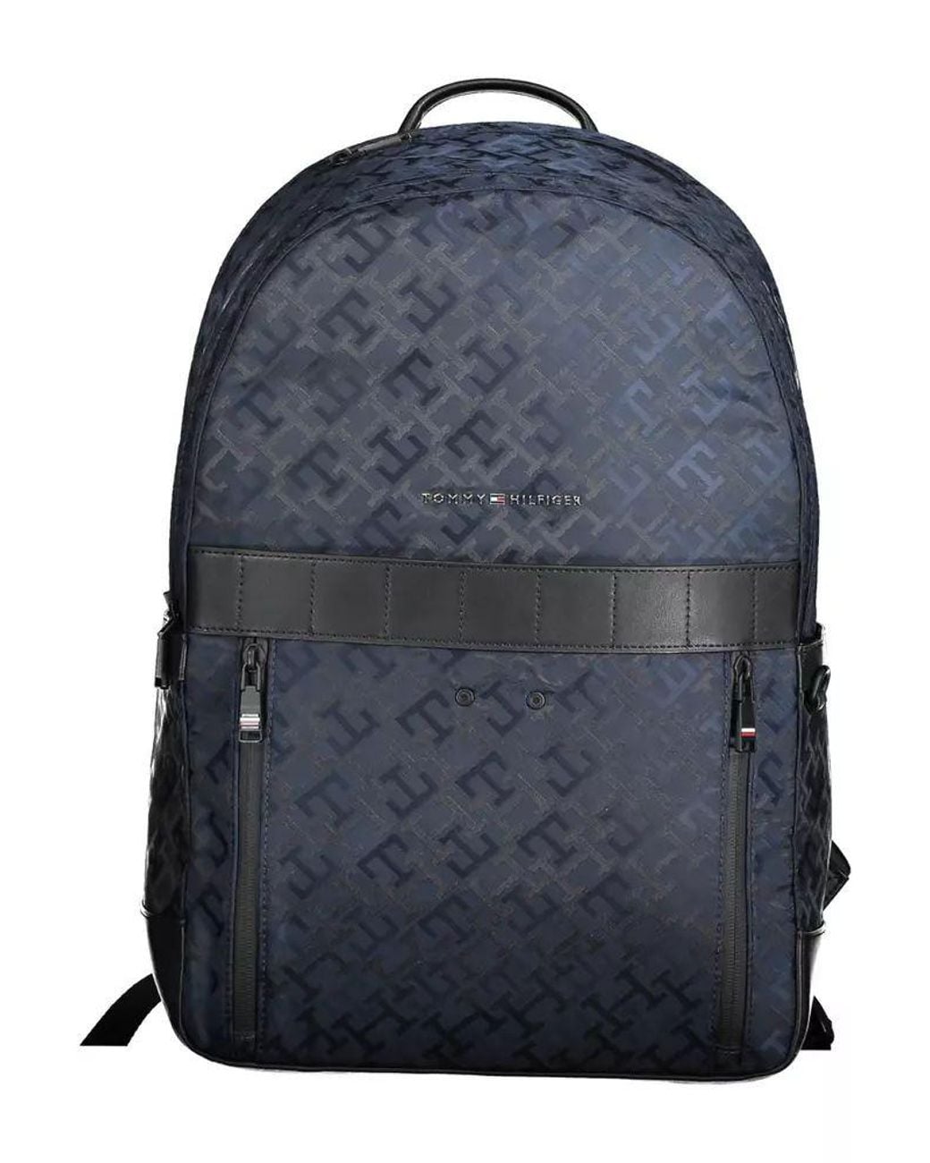 Tommy Hilfiger Blue Polyester Backpack for men