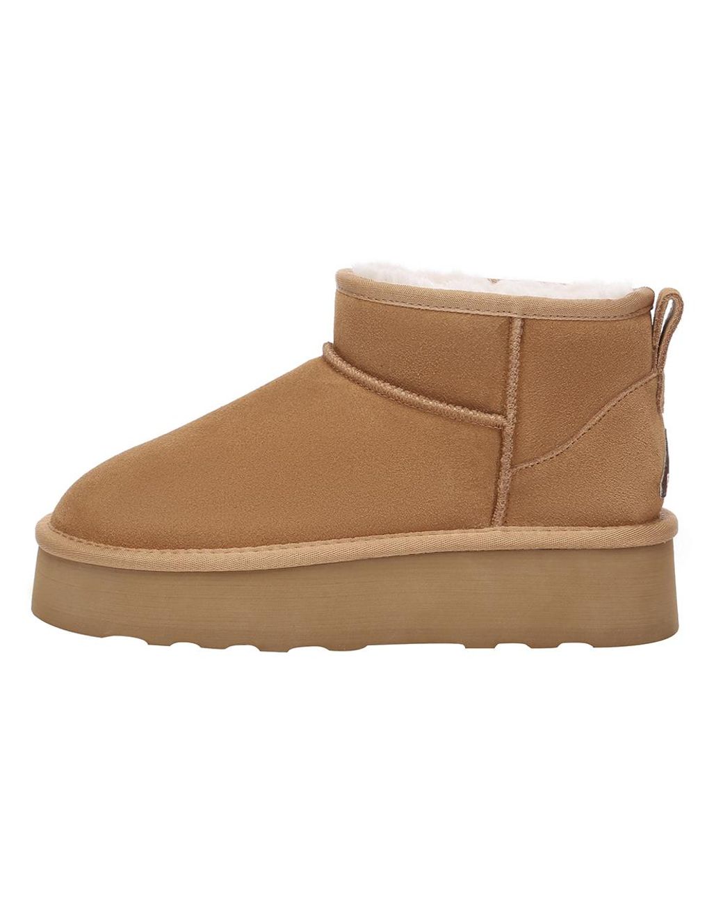 EVER AU Brown Heron Ultra Mini Platform Boots