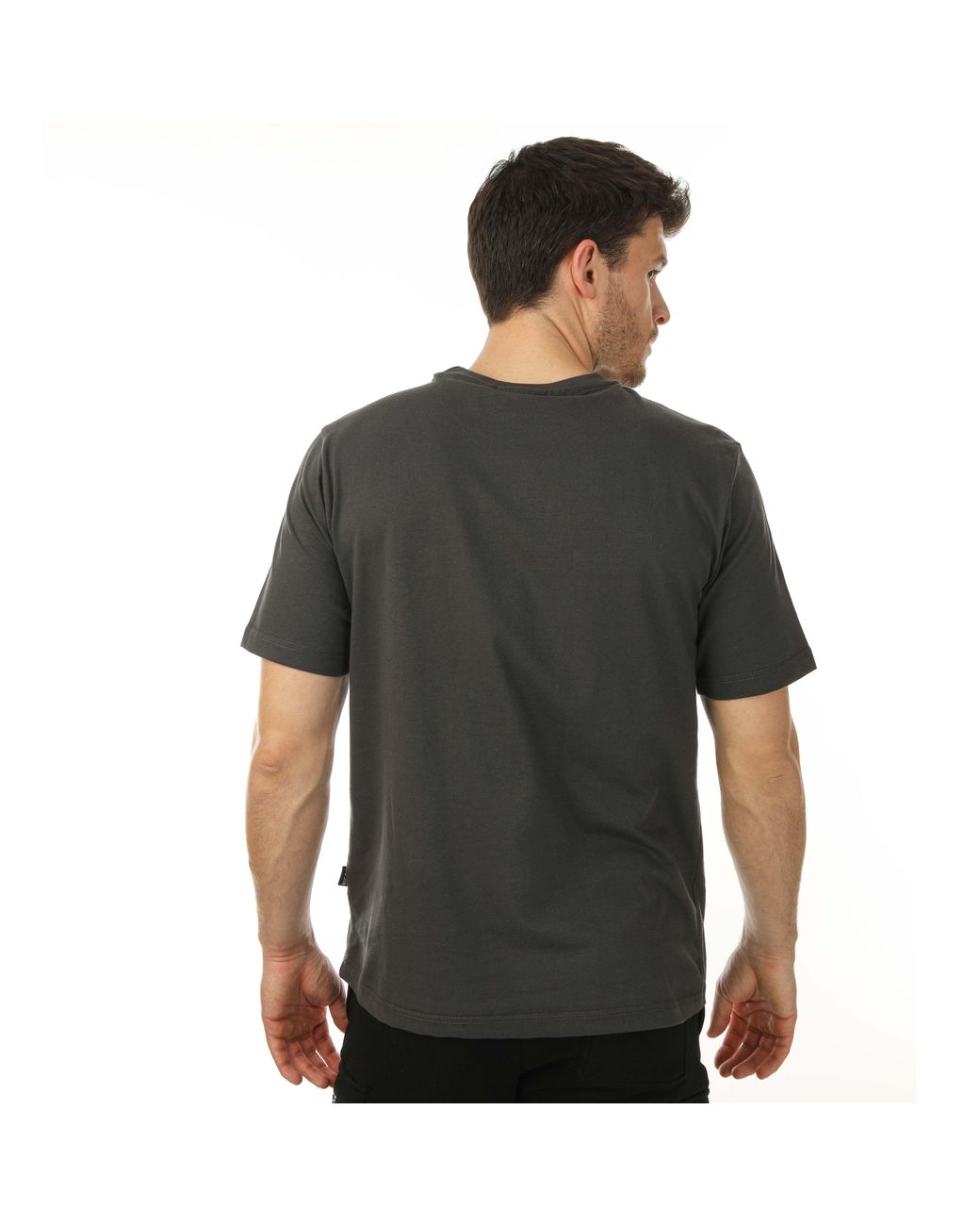 Nicce London Gray Original Logo T-Shirt for men