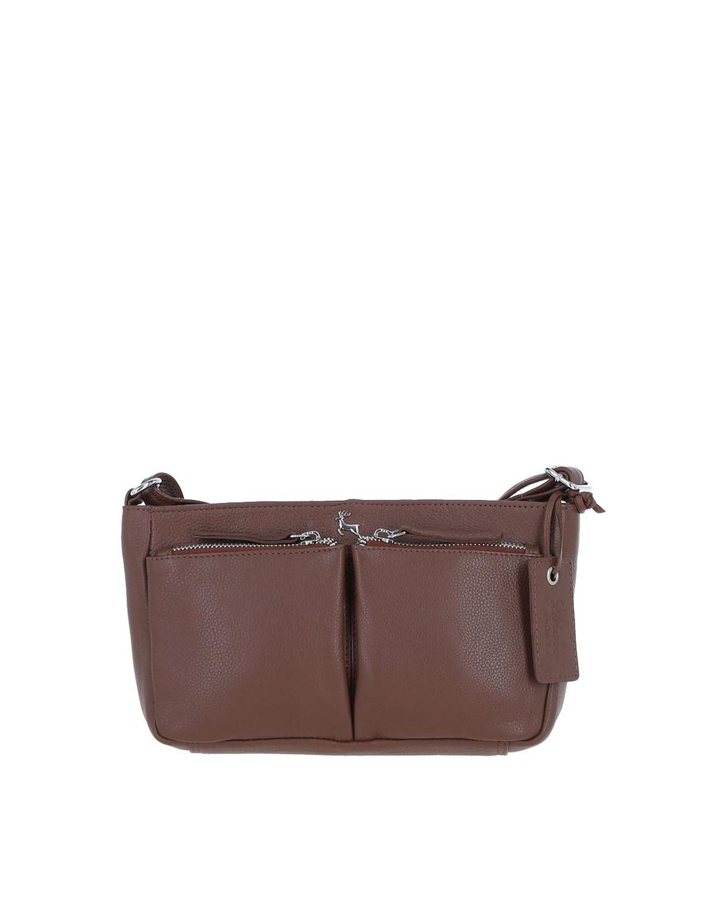 Ashwood Leather Brown 'Iverness' Real Crossbody Bag