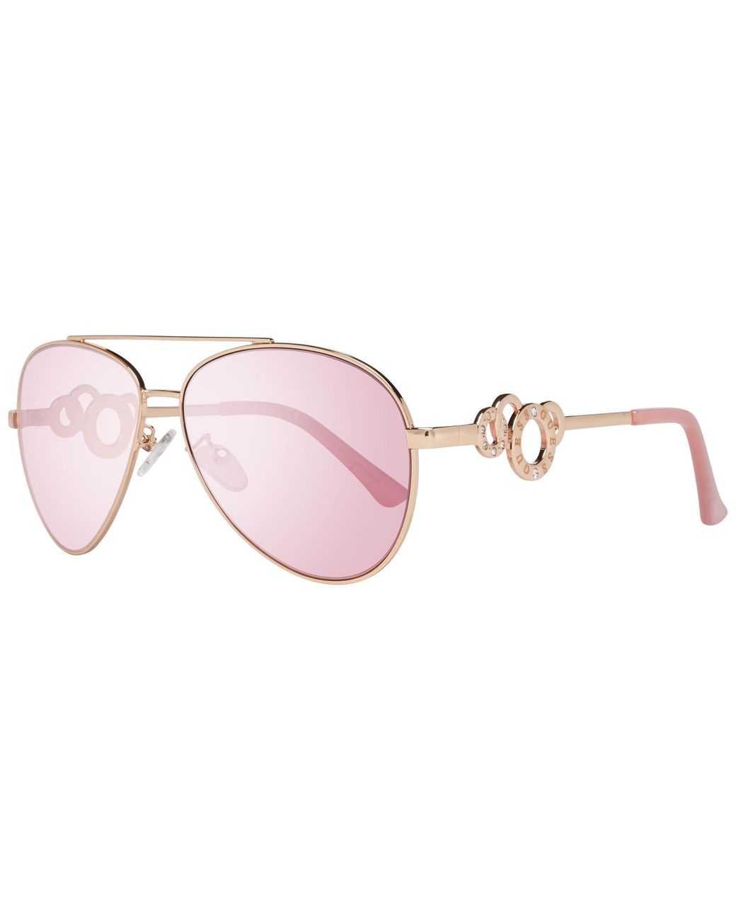 Guess Pink Rose Gold Sunglasses
