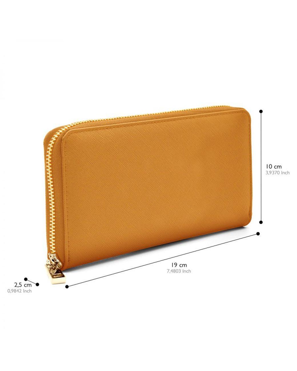 Ateliers Saint Germain Brown Zipped Wallet