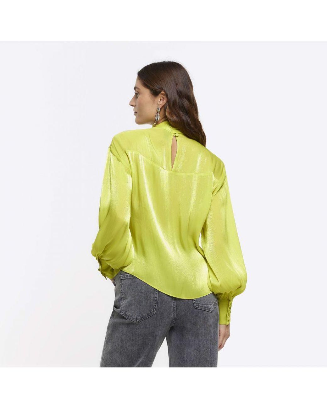 river island yellow top