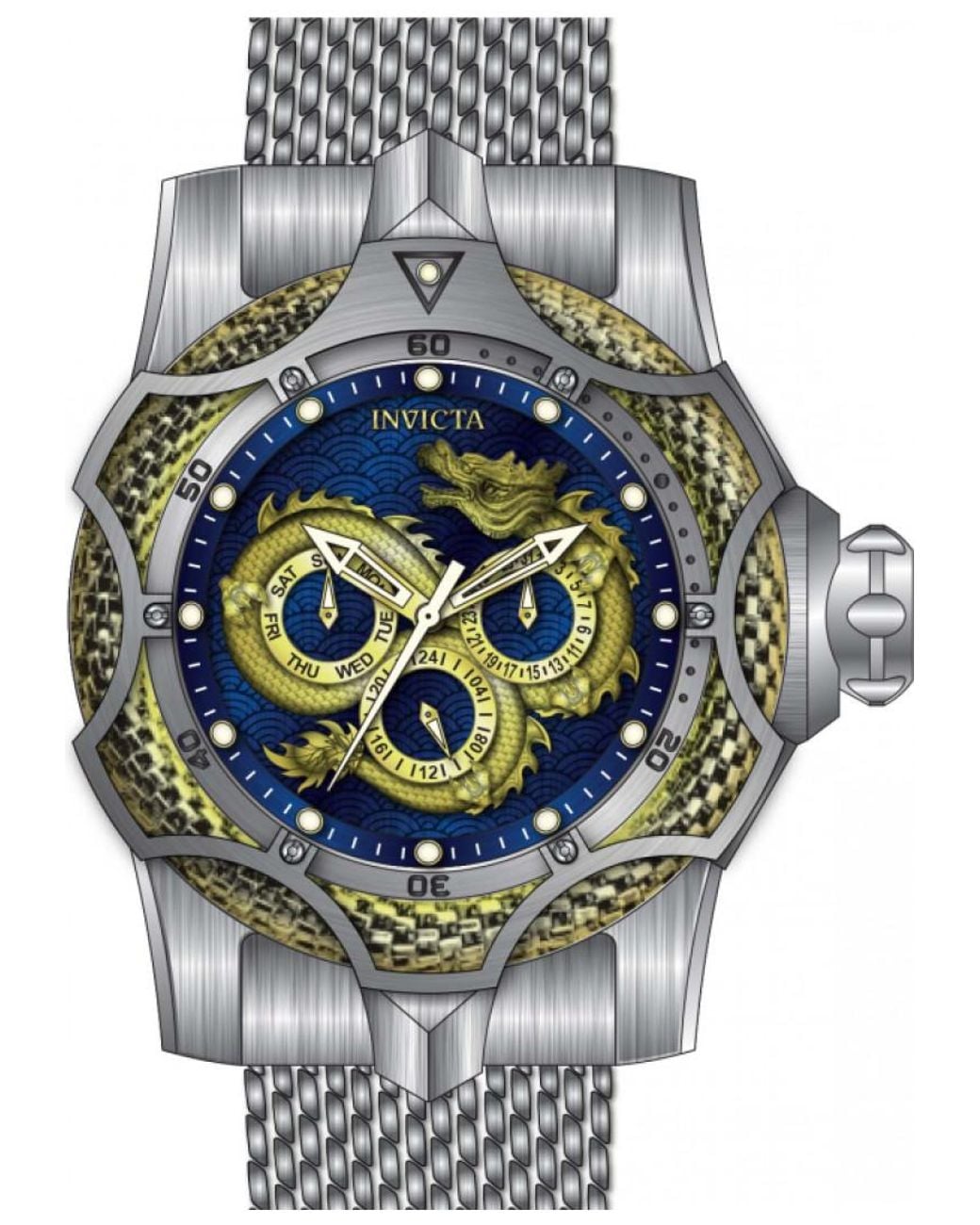 INVICTA WATCH Gray In-49189 Venom Watch for men