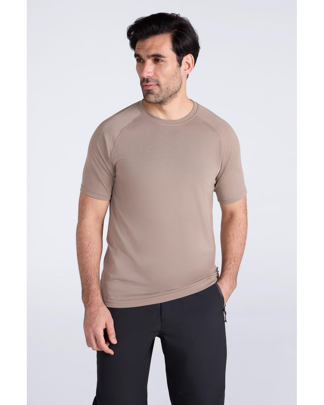 Mountain Warehouse Natural Active T-Shirt Quick Dry Breathable Comfy Sports Tee for men