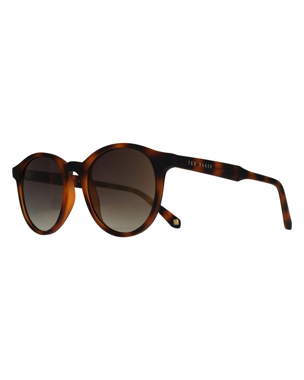 Ted Baker Brown Round Tortoiseshell Gradient Tb1503 Odell